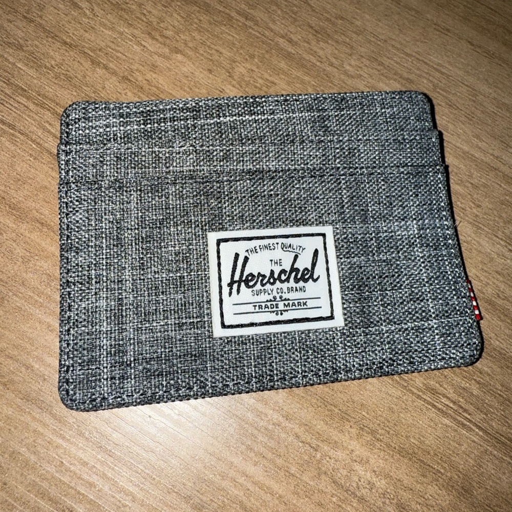 Herschel Gray Card Holder